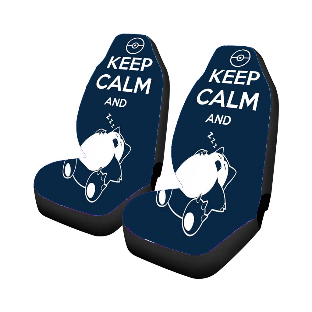 Keep Calm And Zzz Quote Car Seat Covers