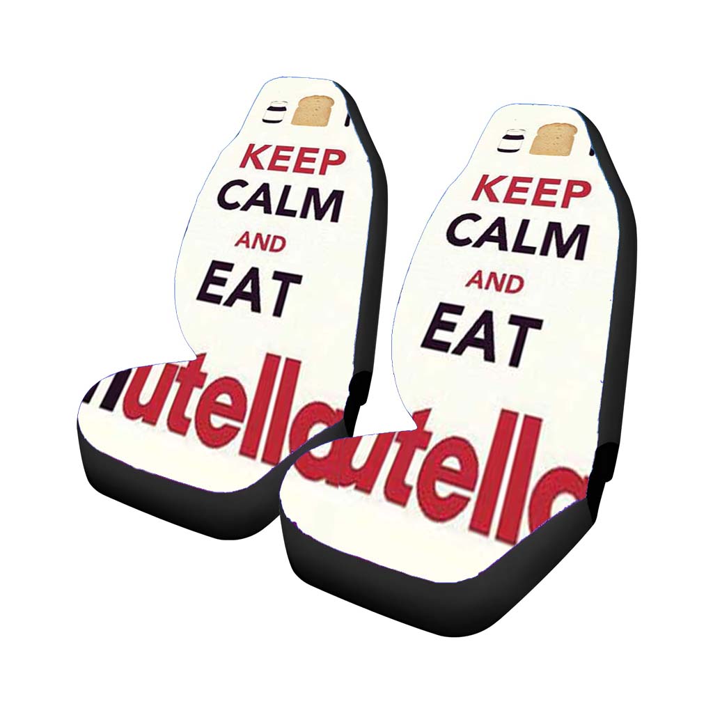 Keep Calm Eat Nutella Car Seat Covers