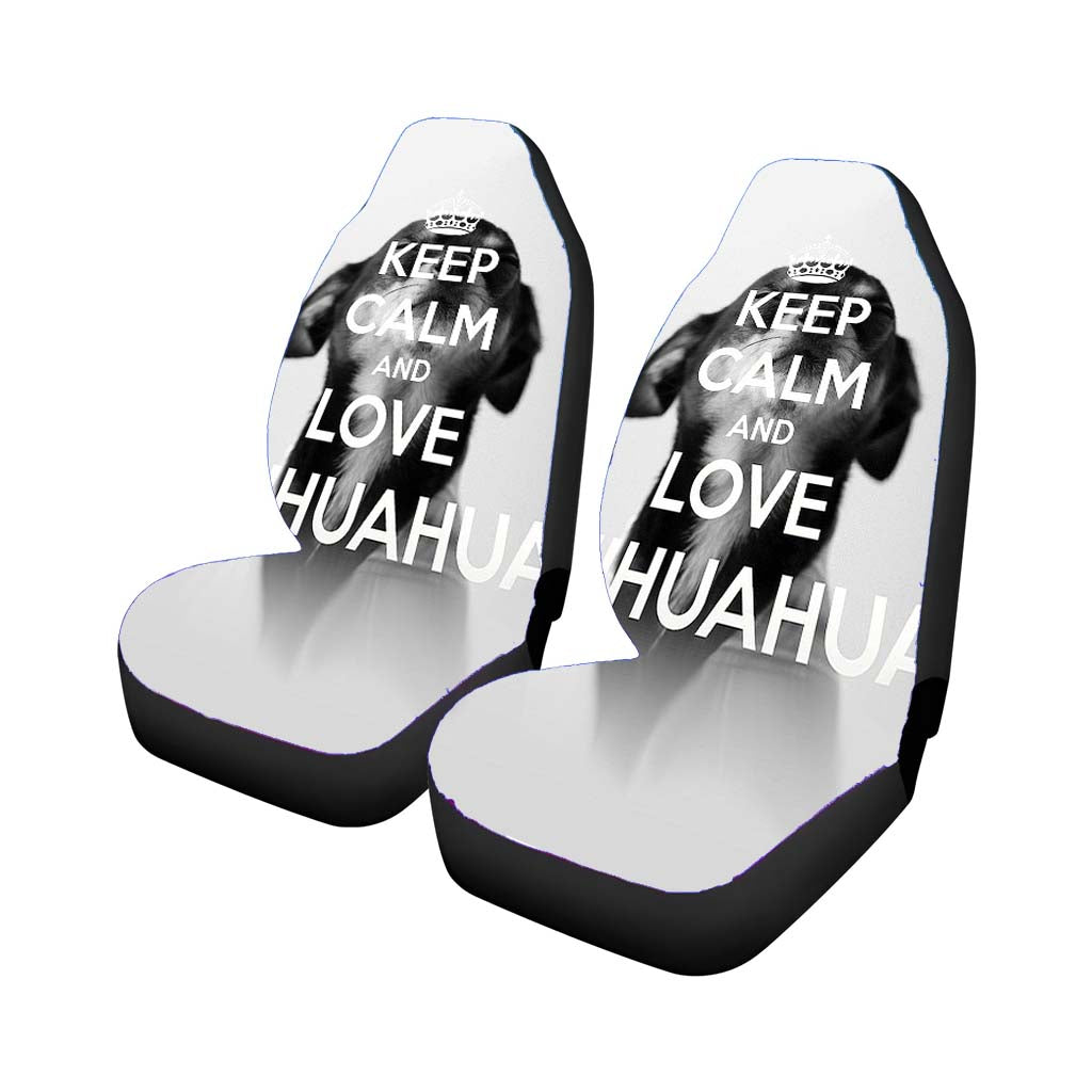 Keep Calm Love Chihuahua Car Seat Cover Waterproof Protection