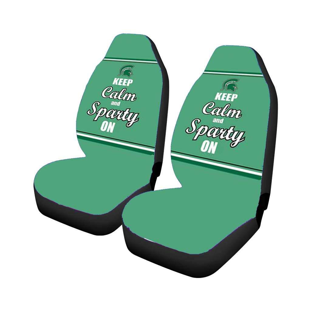 Keep Calm Sparty On Car Seat Cover Waterproof Protection