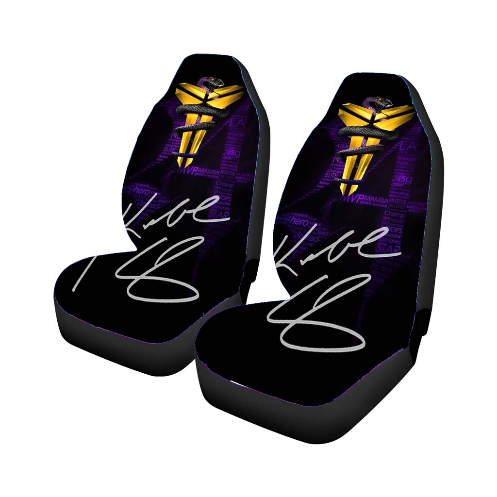 Kobe Bryant Nba Black Mamba Car Seat Covers