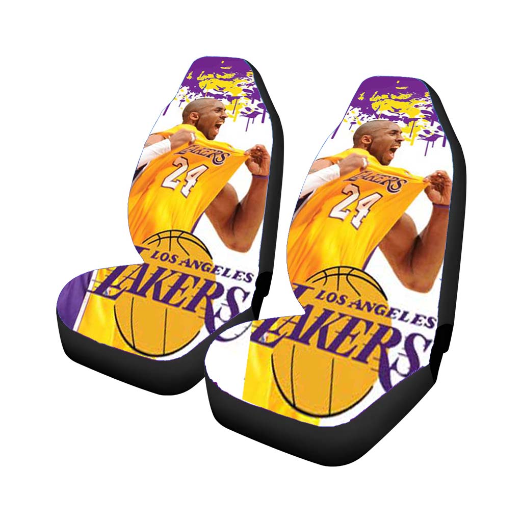 La Lakers Kobe Paint Splatter Car Seat Covers