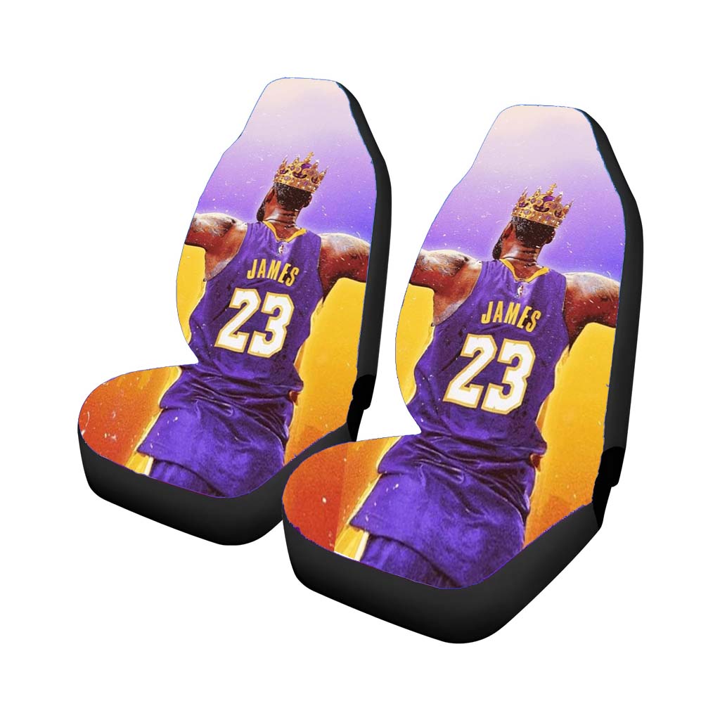 Lebron James Lakers Crown Car Seat Cover Waterproof Protection