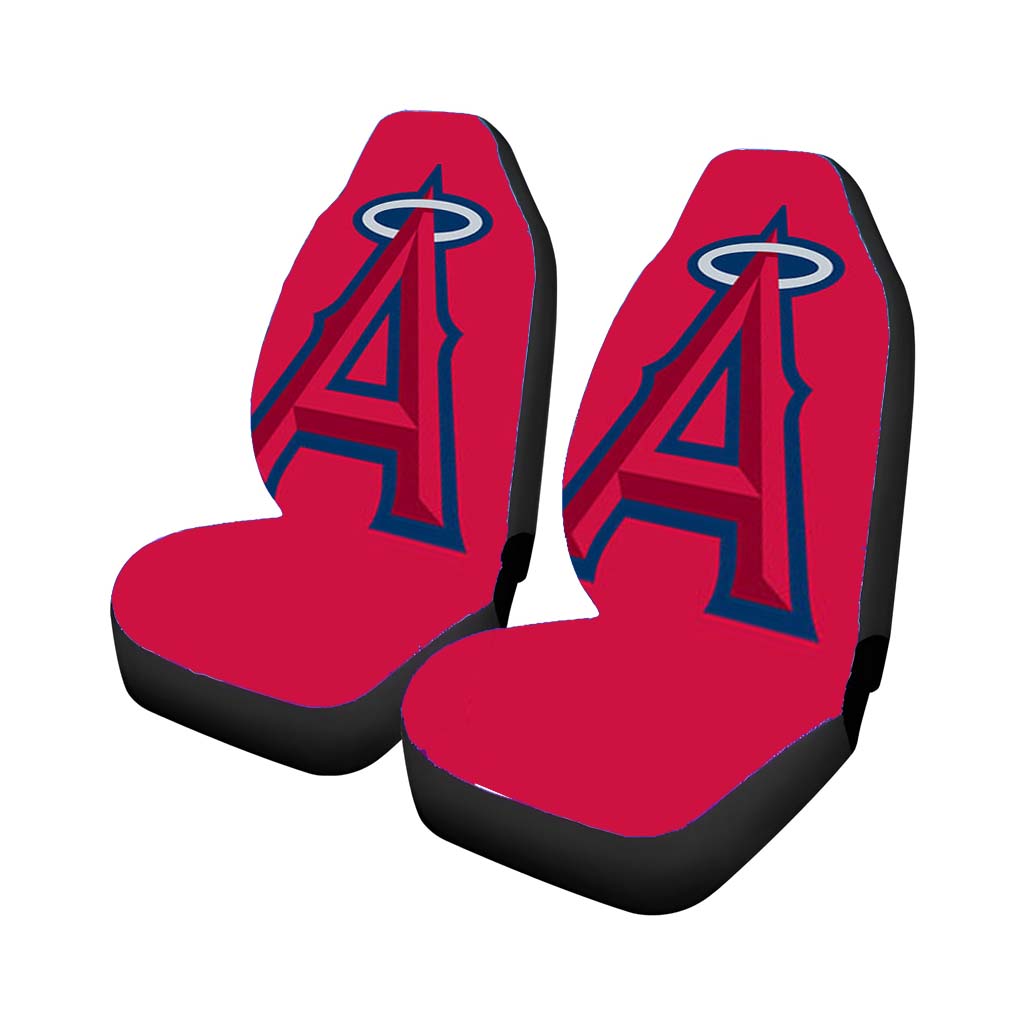 Los Angeles Baseball Logo Pink Car Seat Covers