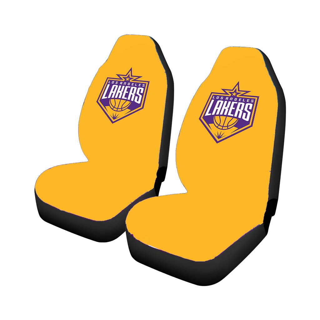 Los Angeles Lakers Orange Car Seat Covers