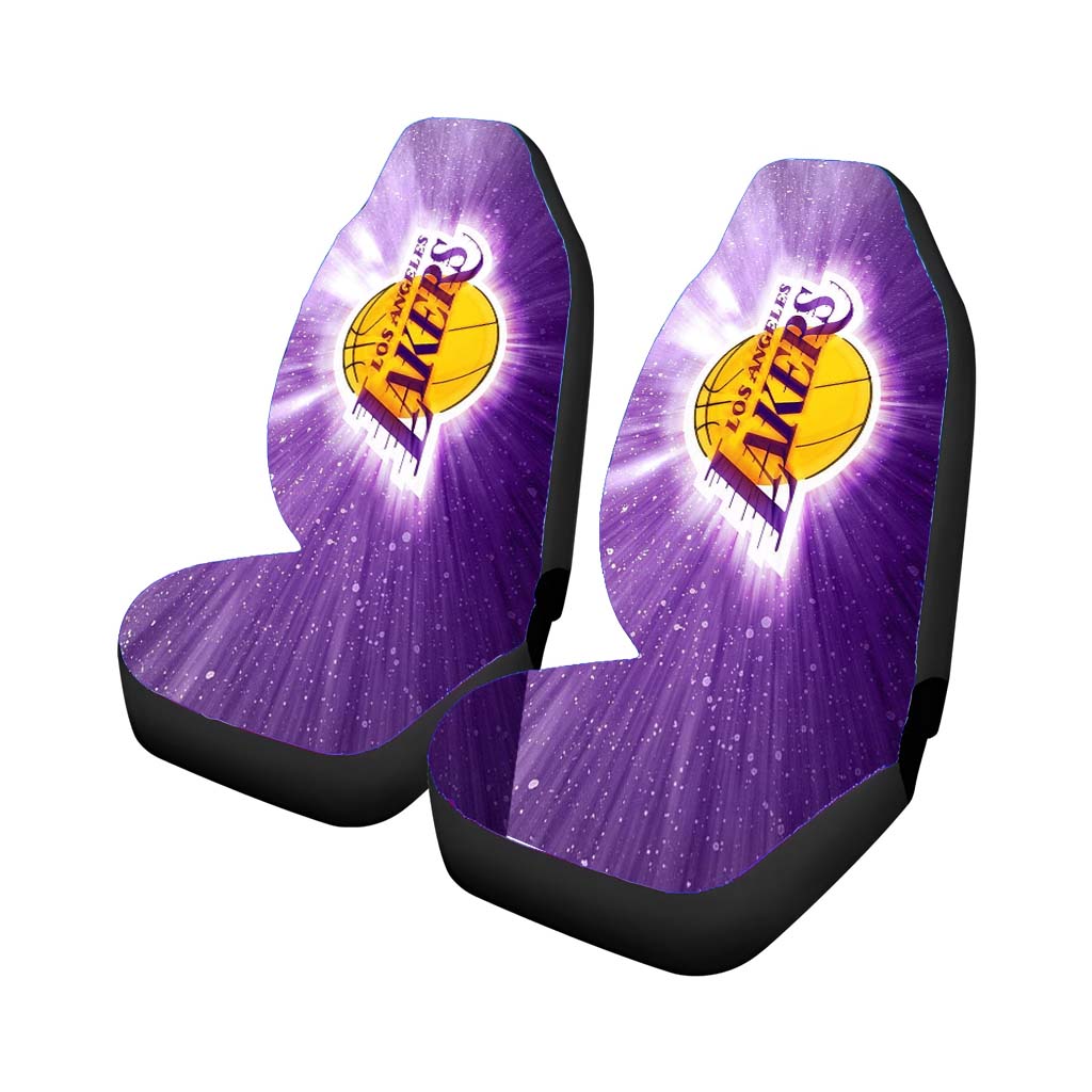 Los Angeles Lakers Purple Galaxy Car Seat Covers