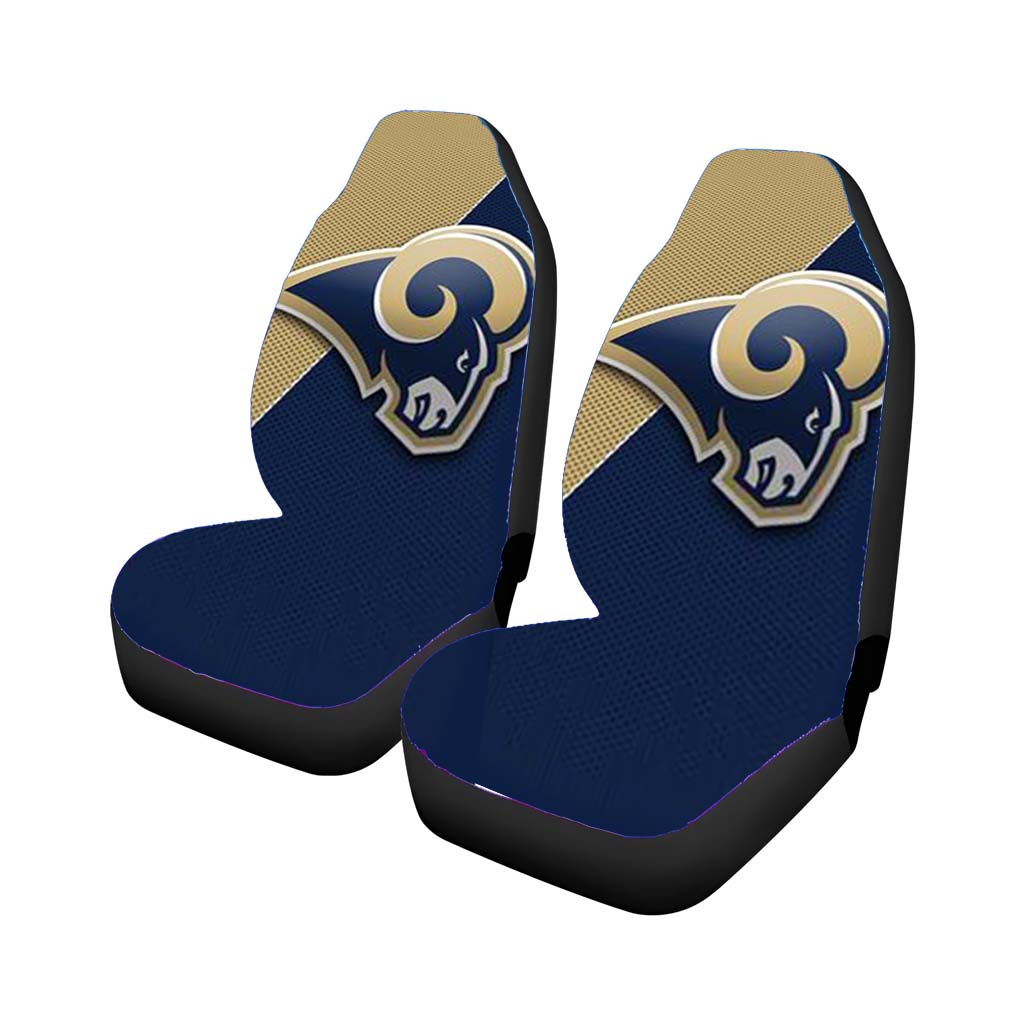 Los Angeles Rams Logo Car Seat Covers