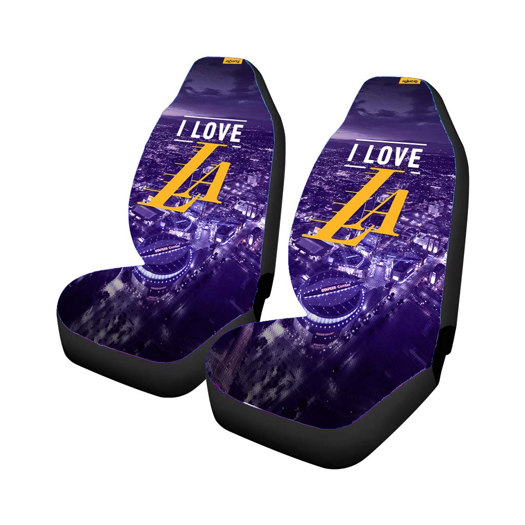 Love Los Angeles Lakers Nba Team Car Seat Covers