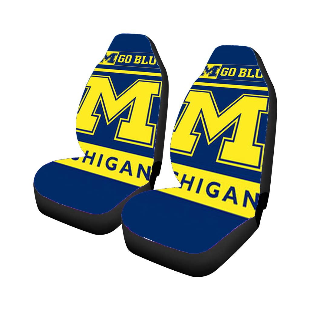 M Go Blue Michigan Car Seat Covers