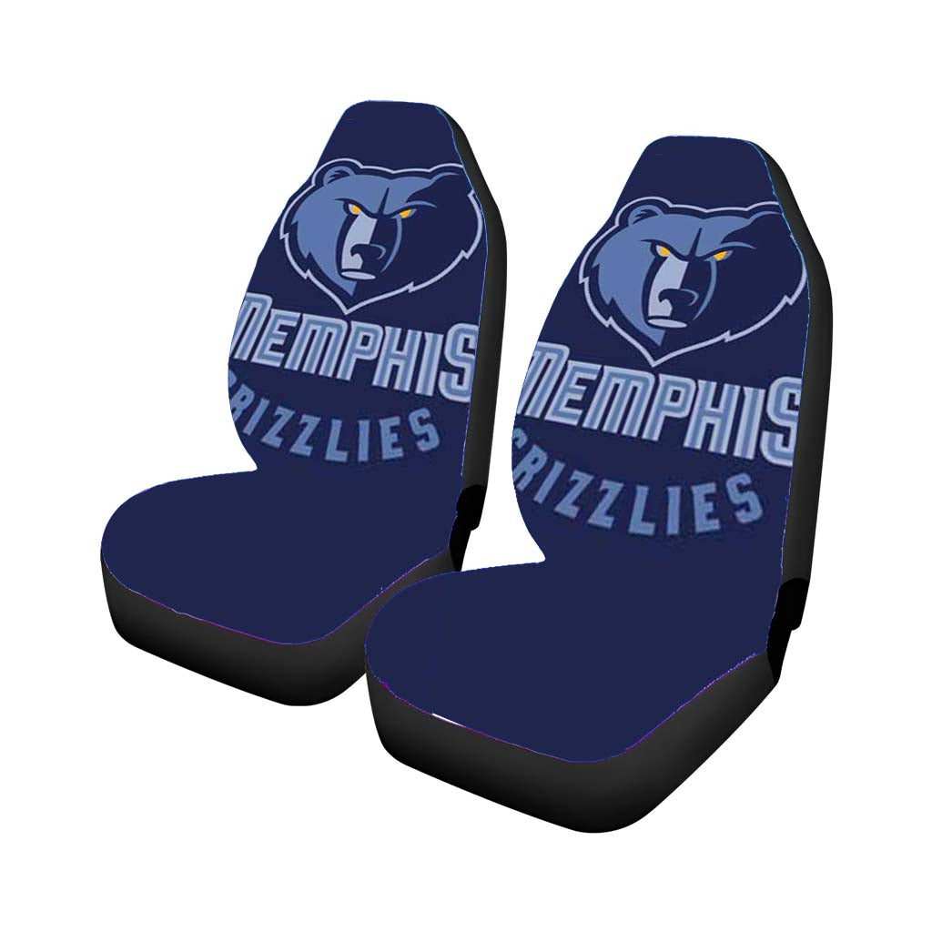 Memphis Grizzlies Blues Car Seat Cover Waterproof Protection