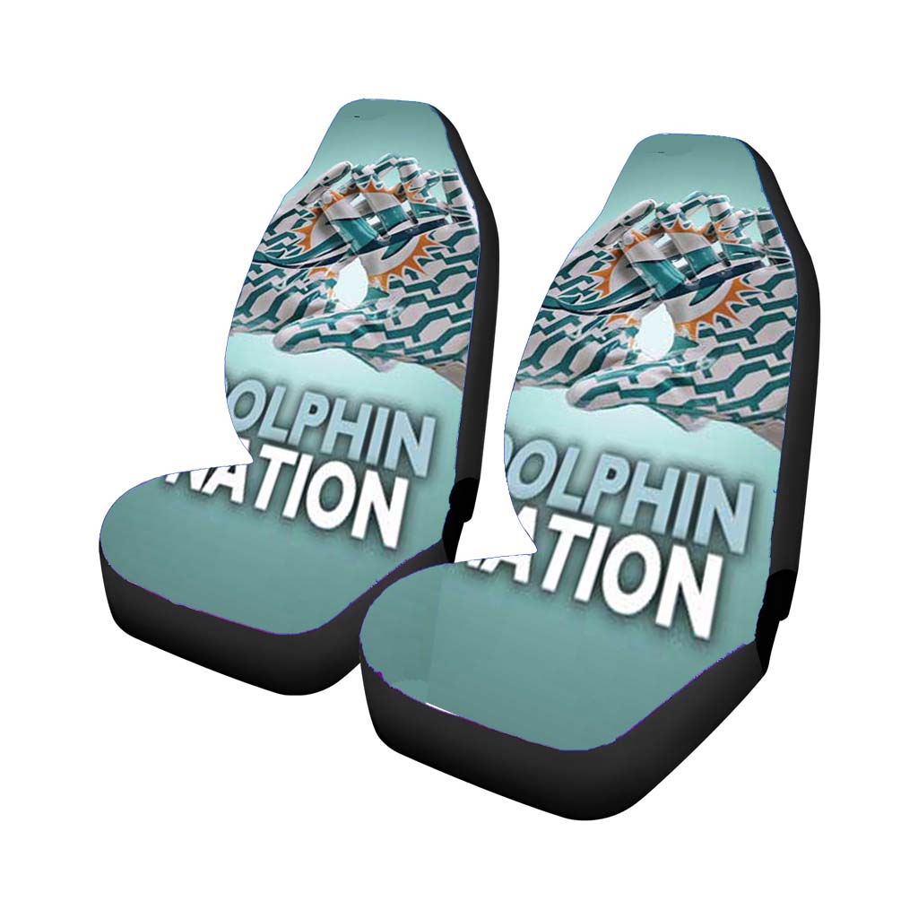 Miami Dolphins Gloves Nation Car Seat Cover Waterproof Protection