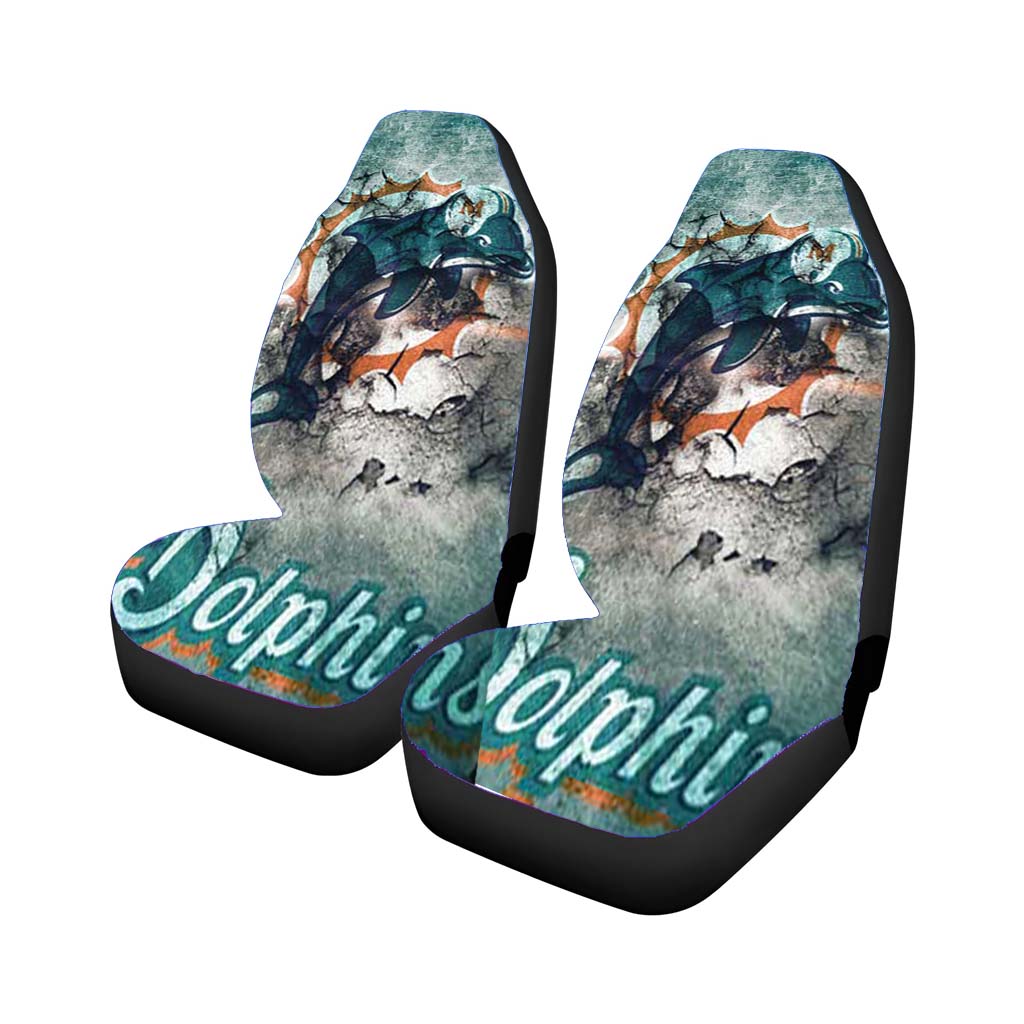 Miami Dolphins Peeling Car Seat Covers