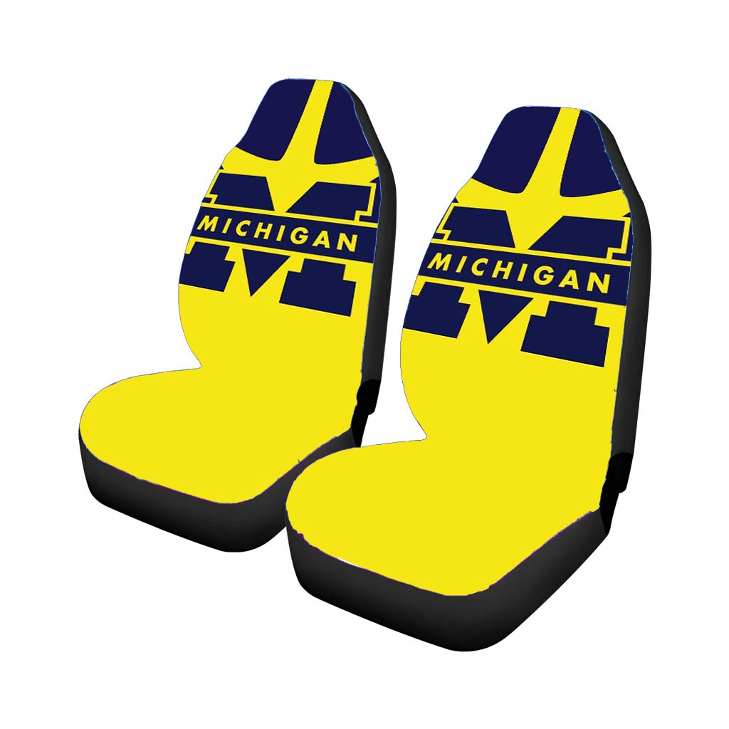 Michigan Emblem Car Seat Cover Waterproof Protection