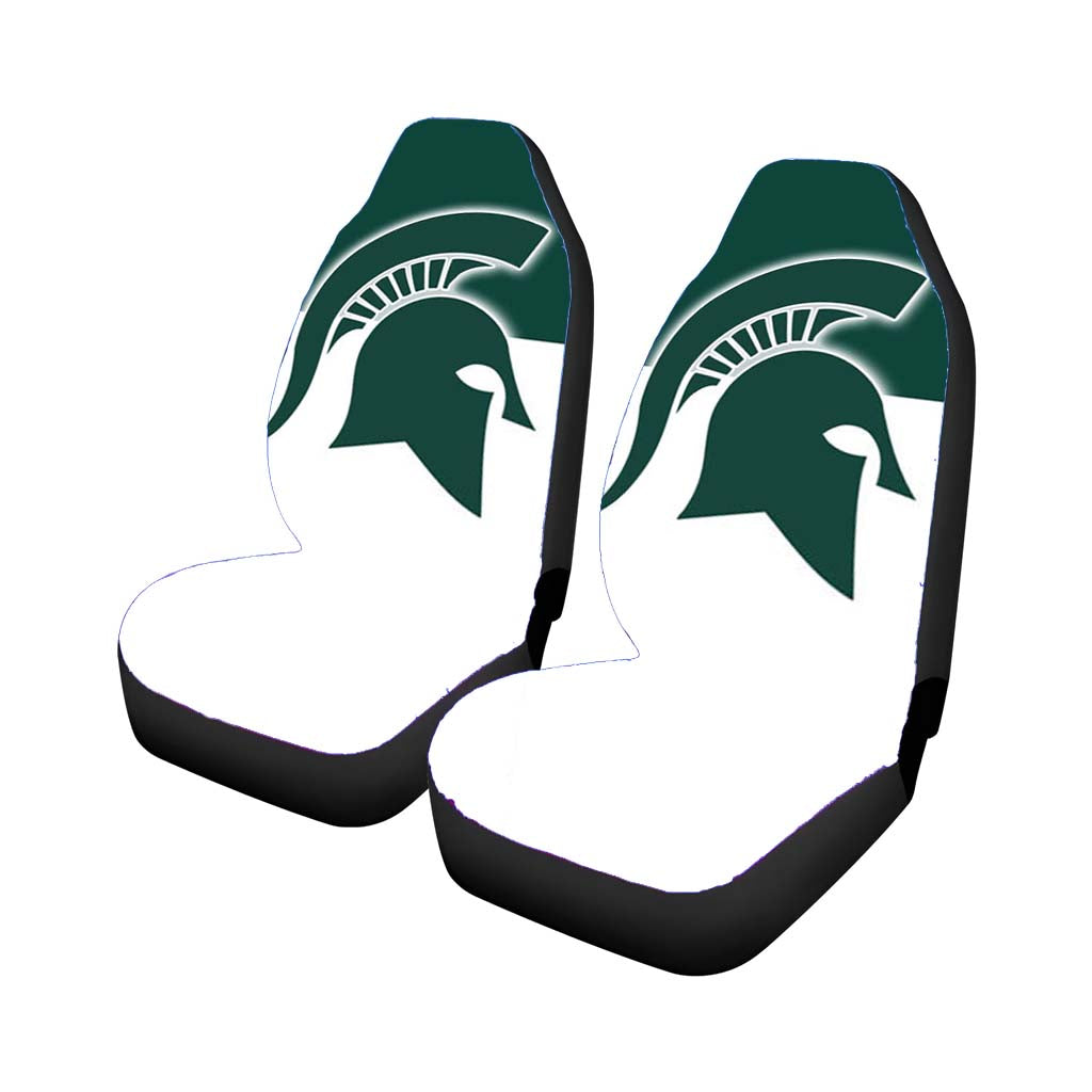 Michigan State Helm Logo Car Seat Covers
