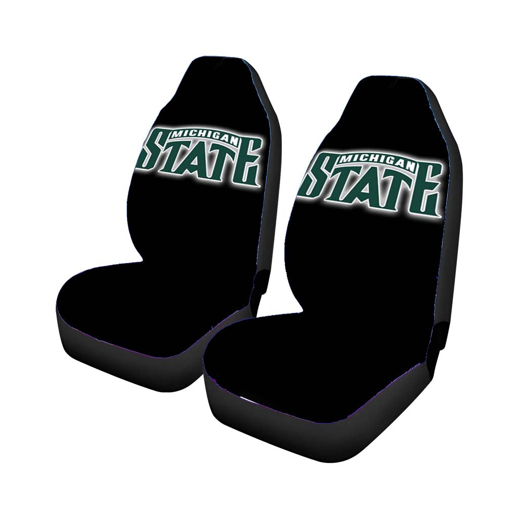 Michigan State Text Car Seat Covers