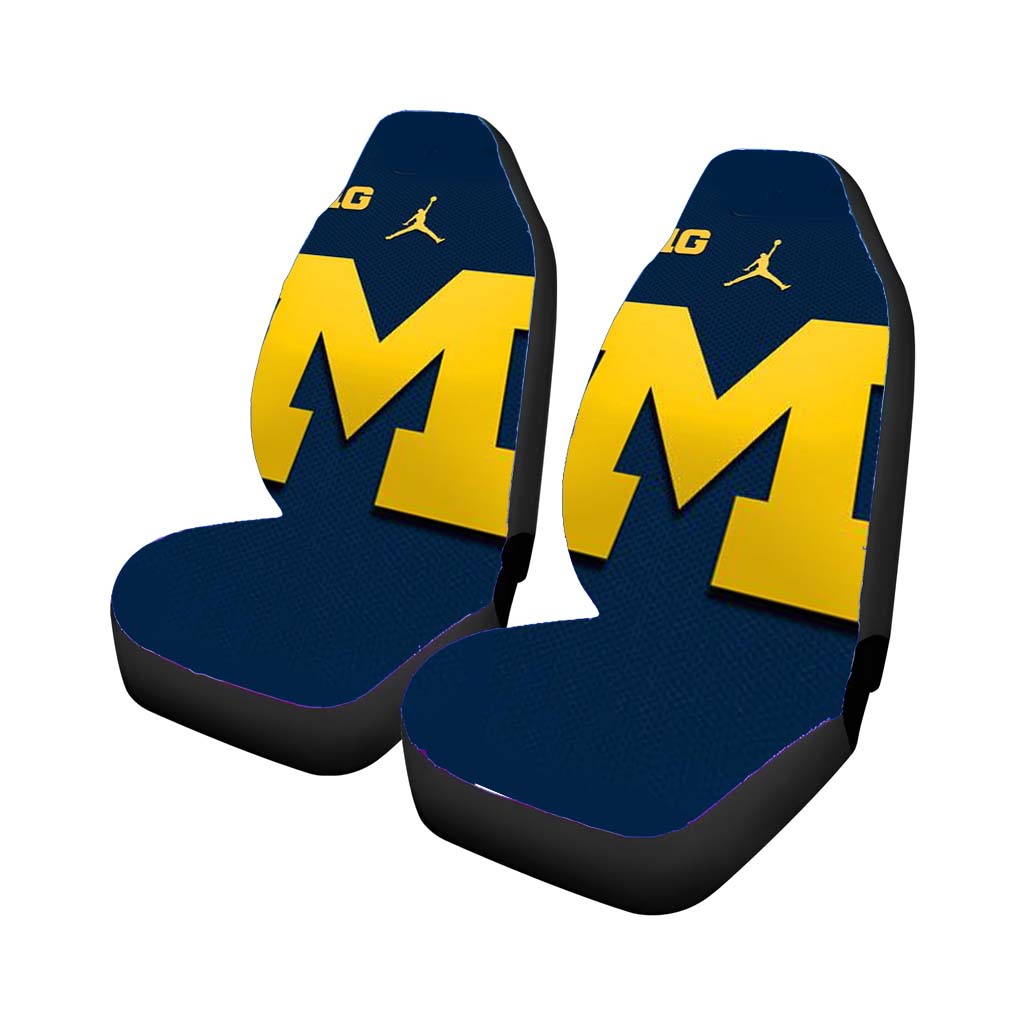 Michigan Wolverines Football Rear Car Seat Covers