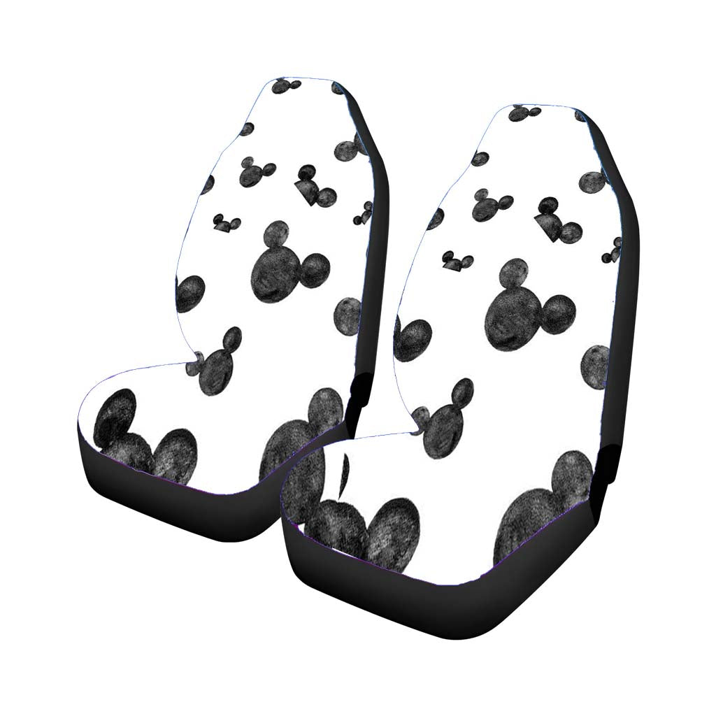 Mickey Mouse Head Patter Car Seat Covers