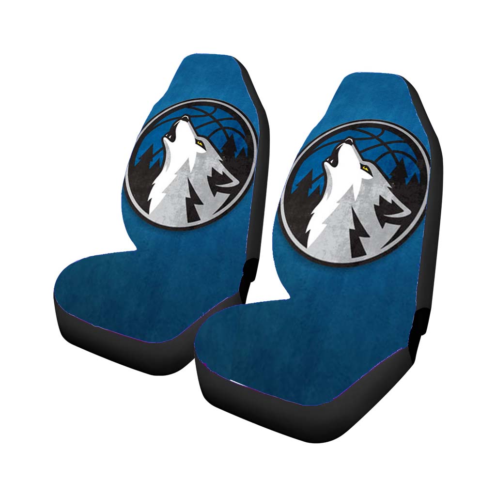 Minnesota Timberwolves Blue Car Seat Covers
