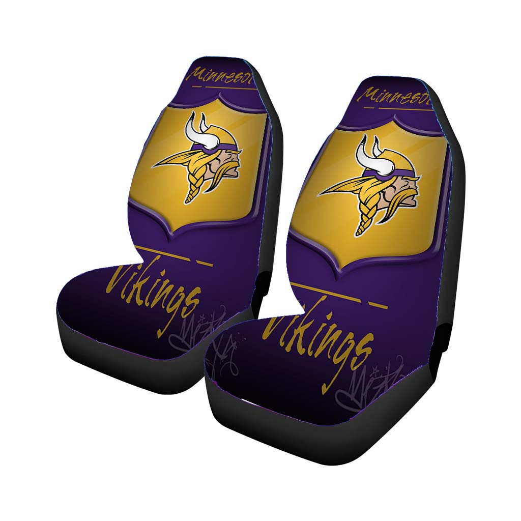 Minnesota Vikings, Adam Thielen Car Seat Cover Waterproof Protection