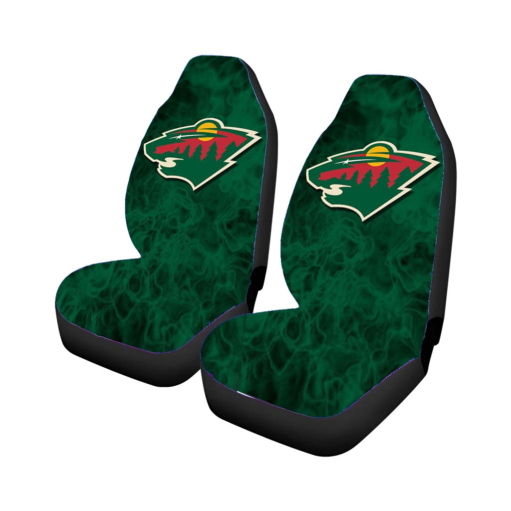 Minnesota Wild Smoke Car Seat Cover Waterproof Protection