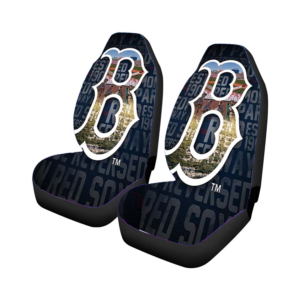 Mlb Boston Red Sox Reversed Car Seat Covers