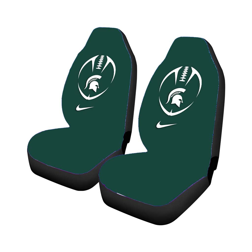 Msu Michigan State Spartan Car Seat Cover Waterproof Protection
