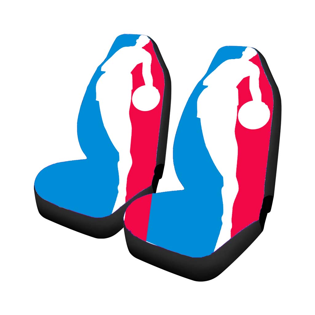 Nba Basket Ball Wallpaper Logo Rear Car Seat Covers