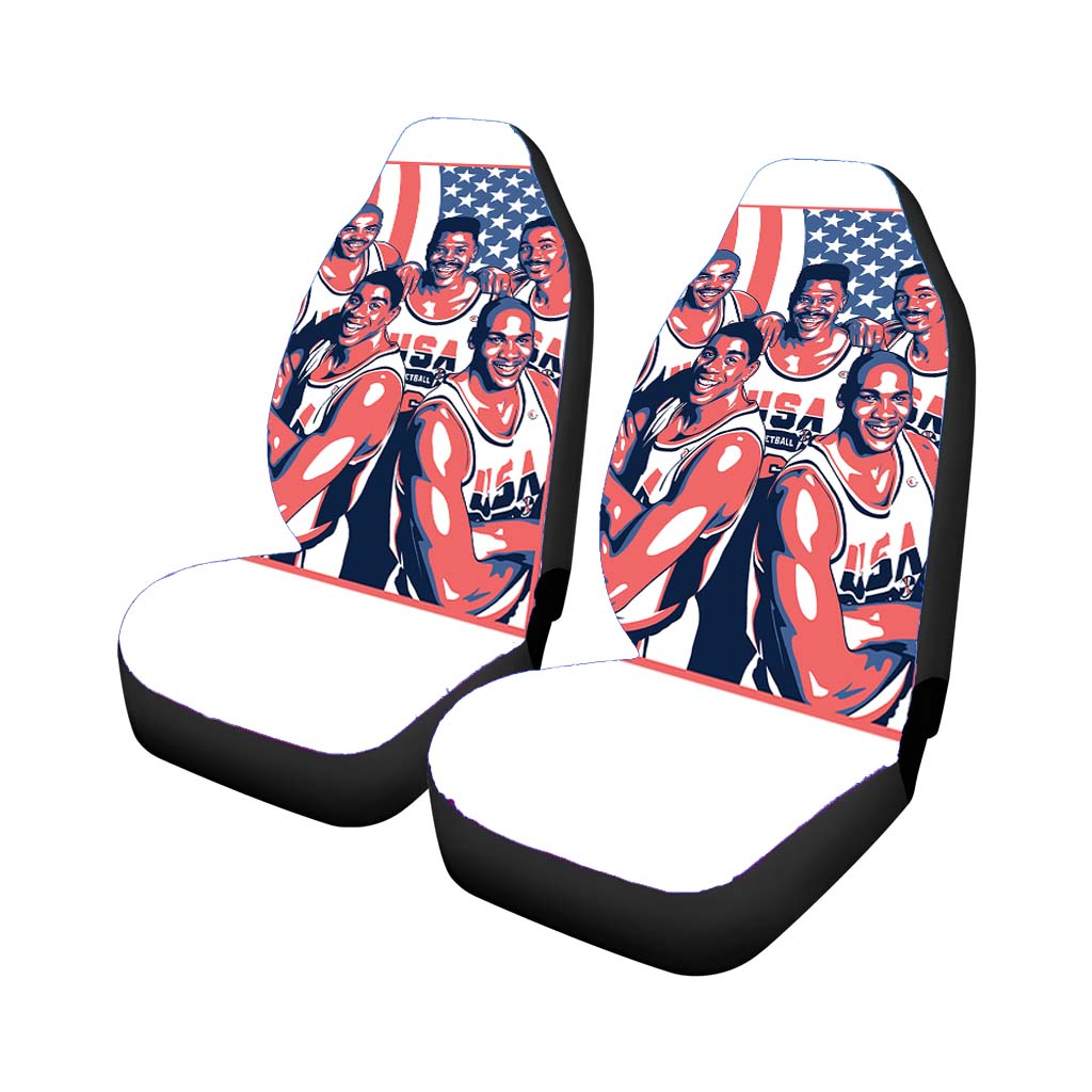 Nba Legend Allstar America Obey  Rear Car Seat Covers