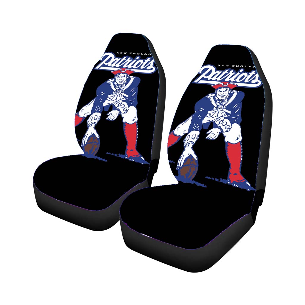 New England Old Logo Car Seat Covers