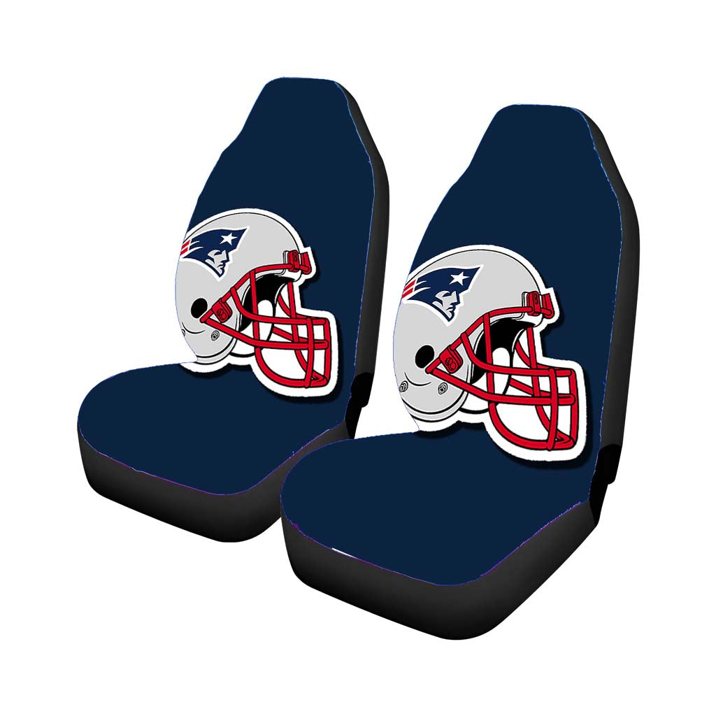 New England Patriots Football Helmet Painting Car Seat Covers