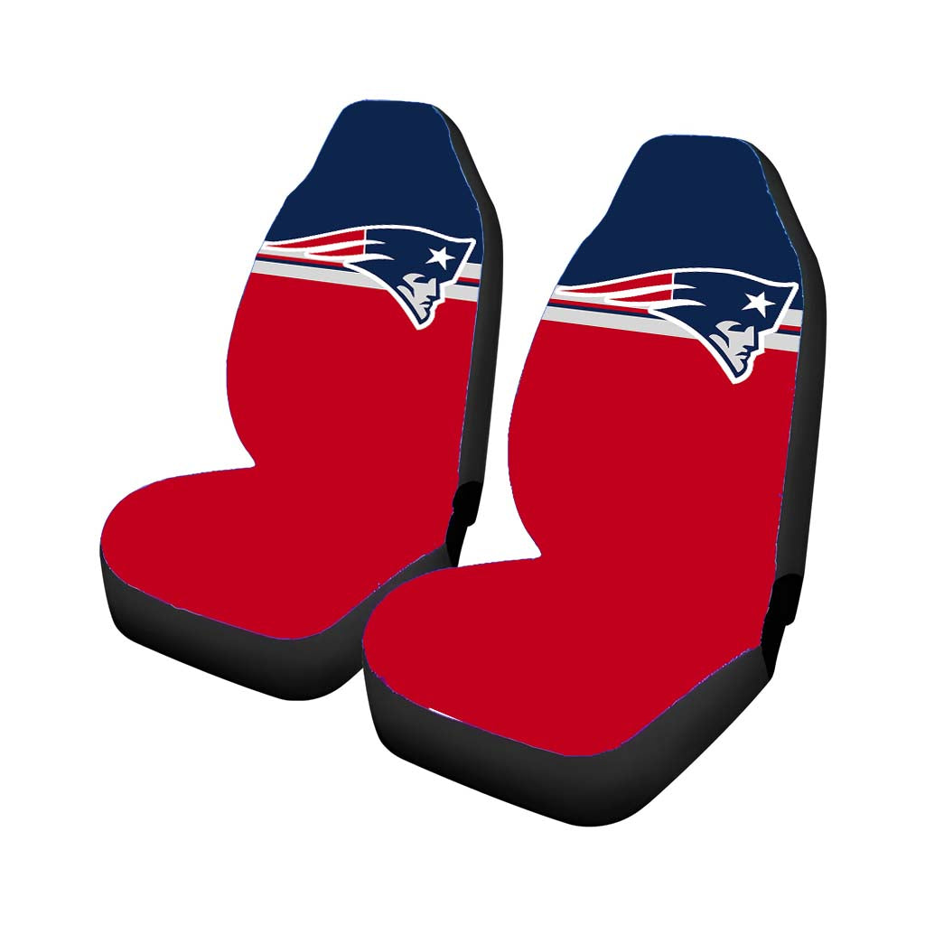 New England Patriots Minimalist Car Seat Covers