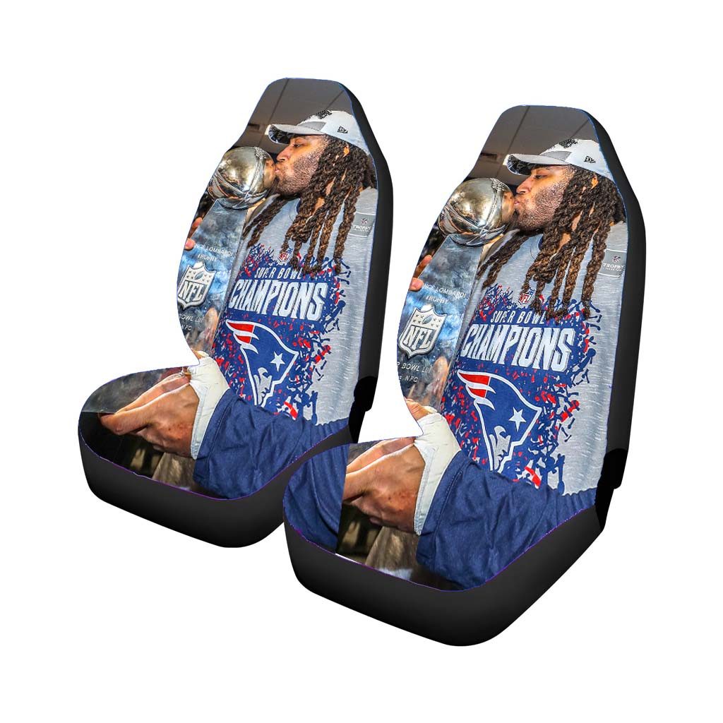 New England Patriots Stephon Gilmore Car Seat Covers