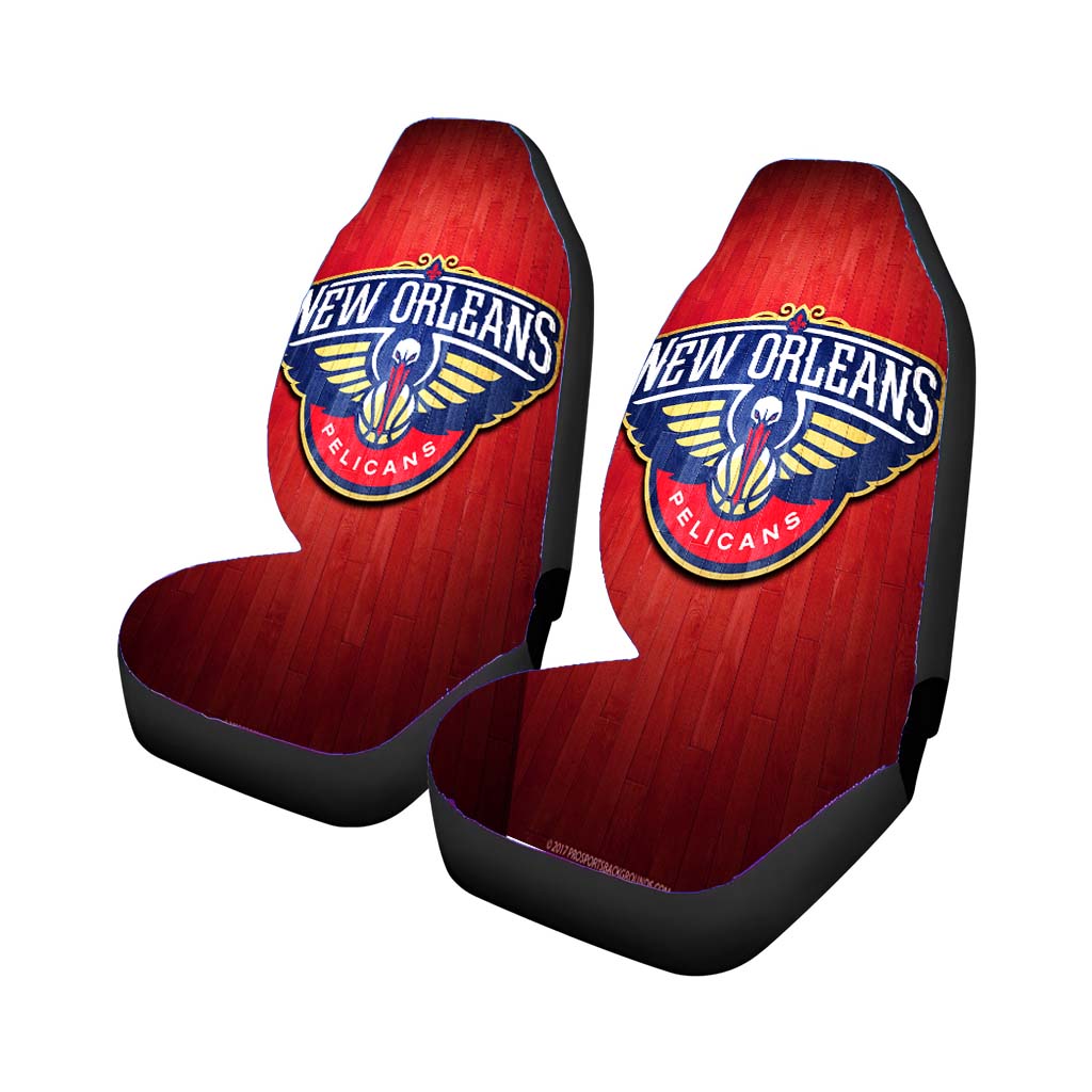 New Orleans Pelicans Hardwood Car Seat Covers
