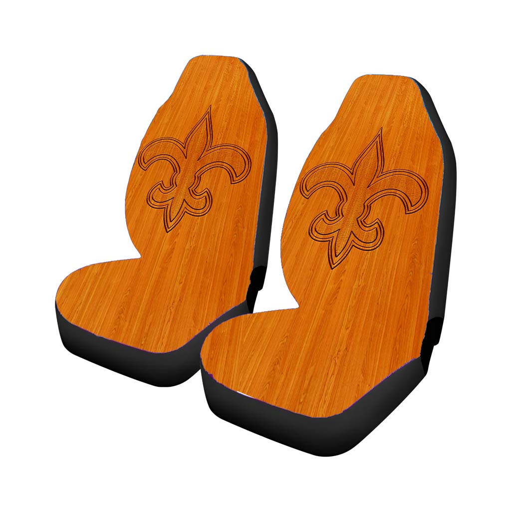 New Orleans Saints Wooden Car Seat Covers