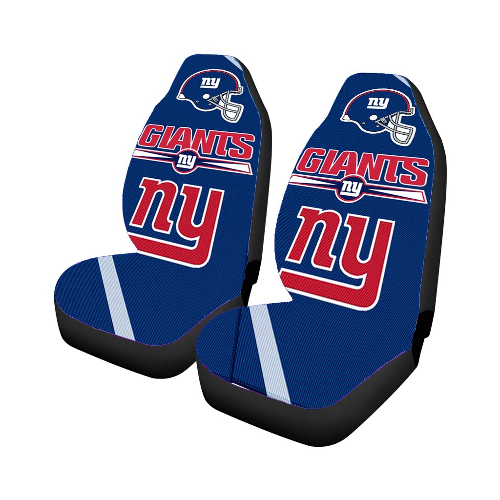 New York Giants Wallpaper Car Seat Cover Waterproof Protection