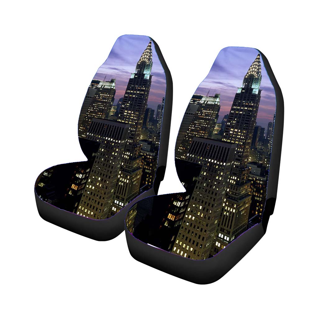 New York Sky View Car Seat Covers
