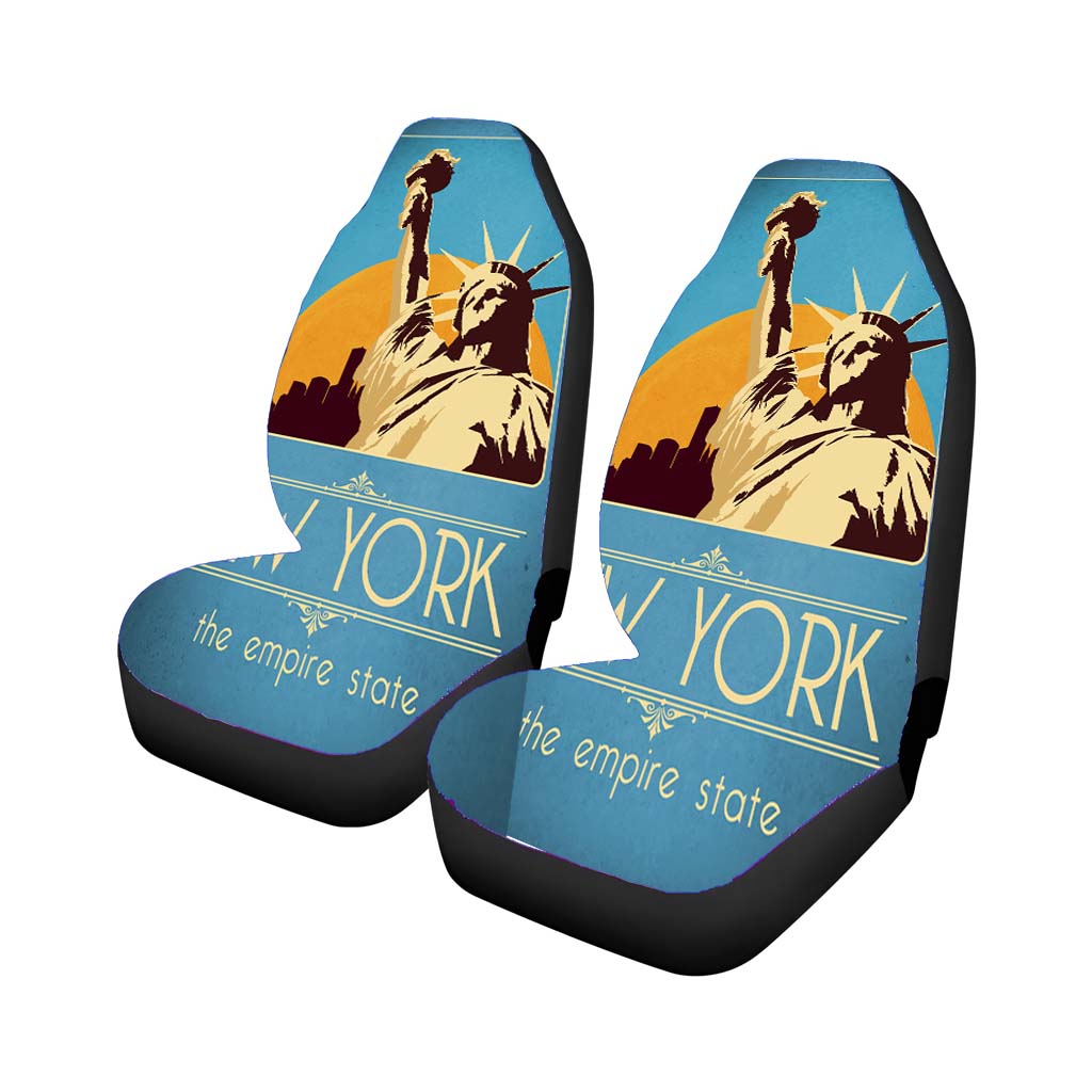 New York The Empire State Car Seat Covers