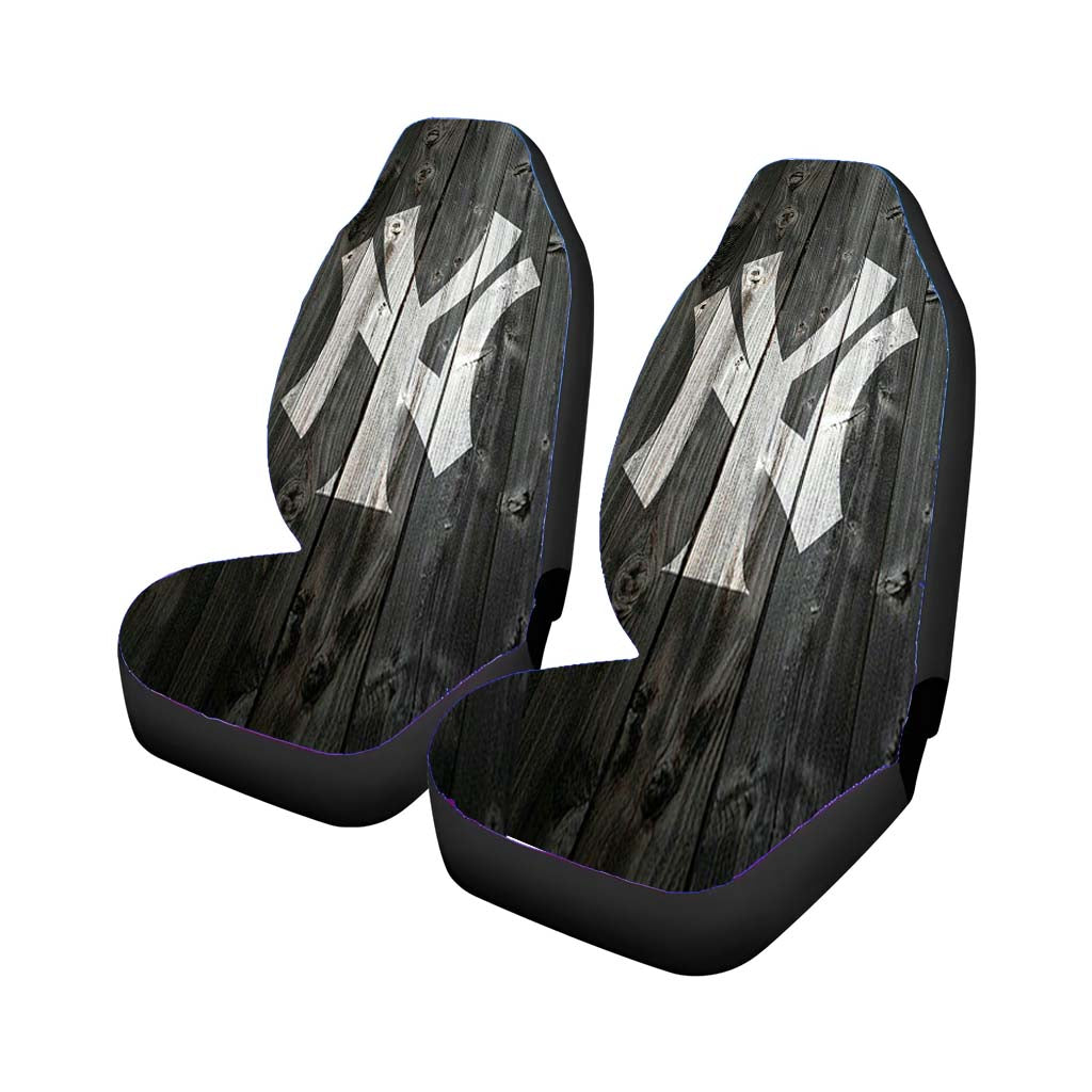 New York Wood Car Seat Cover Waterproof Protection