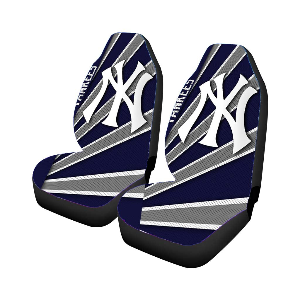 New York Yankees Classic Stripe Wallpaper Car Seat Covers