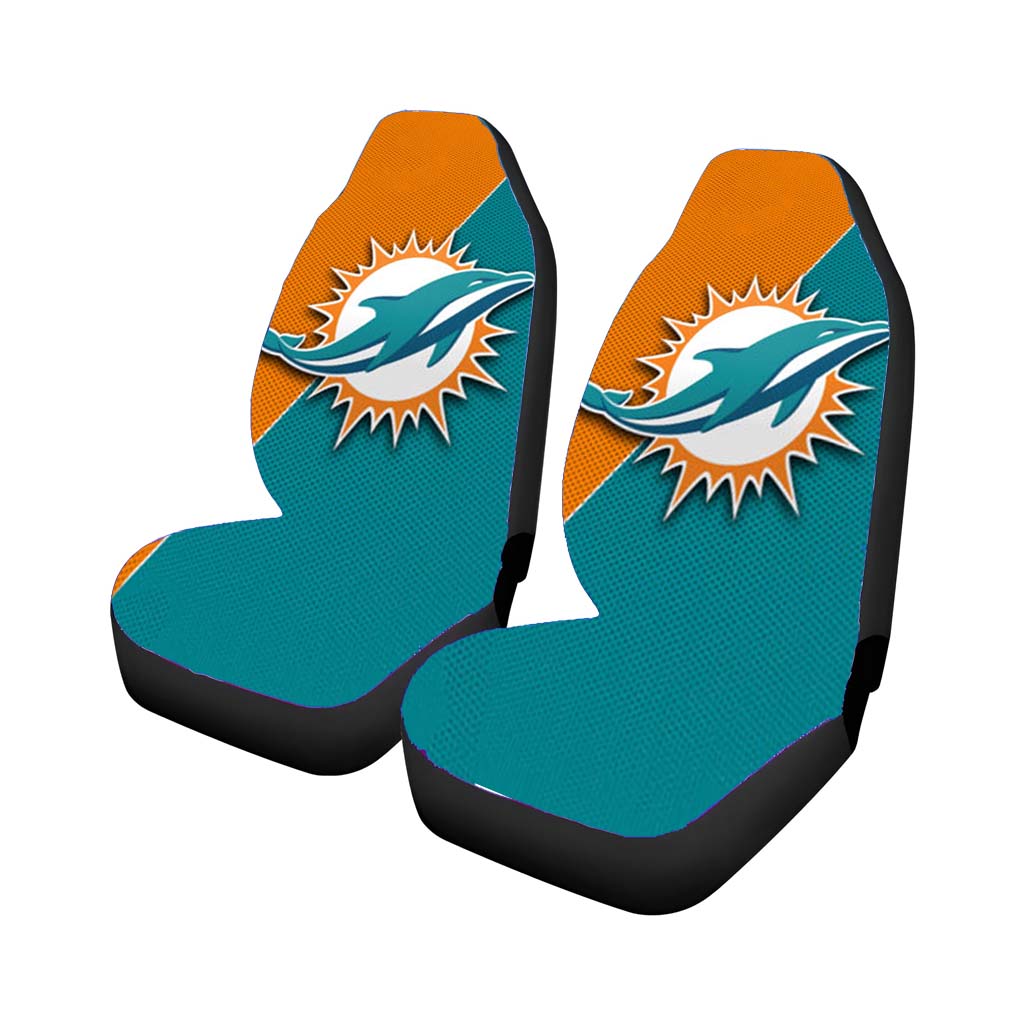 Nfl Miami Dolphins Logo Car Seat Covers