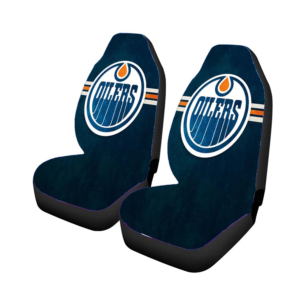 Nhl Edmonton Oilers Sport Logo Car Seat Cover Waterproof Protection