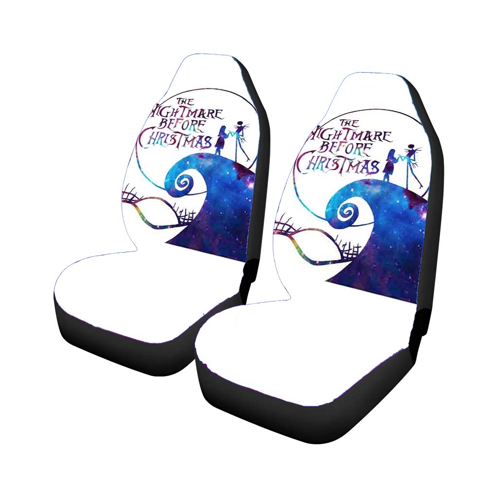 Nightmare Before Christmas Jack And Sally Galaxy Car Seat Covers