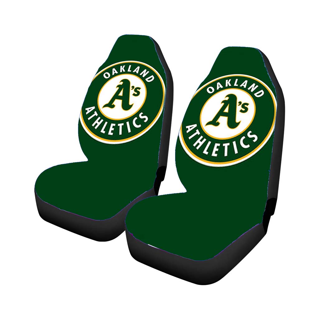 Oakland Athletics Baseball Logo Green Car Seat Cover Waterproof Protection