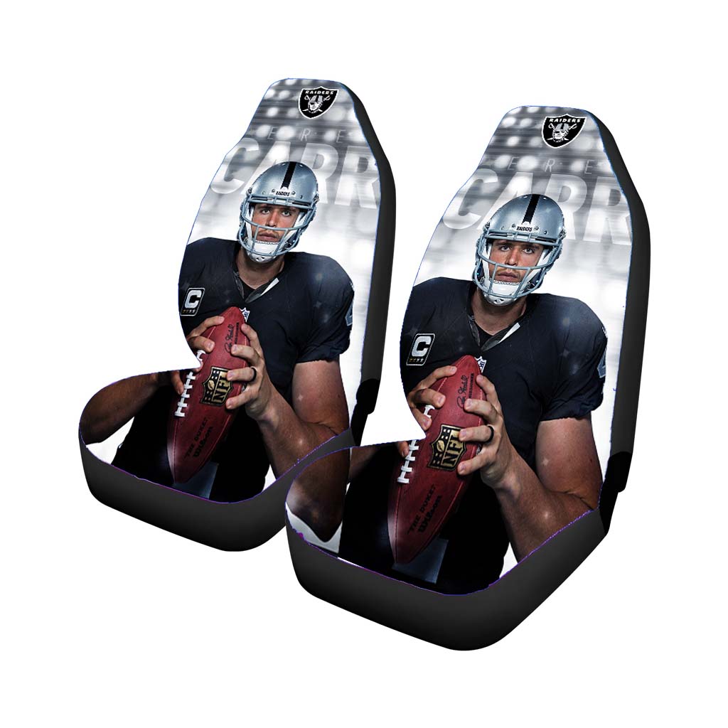Oakland Raiders Derek Carr Car Seat Covers