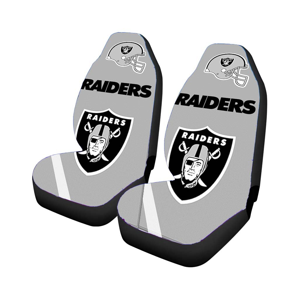 Oakland Raiders Wallpaper Car Seat Covers