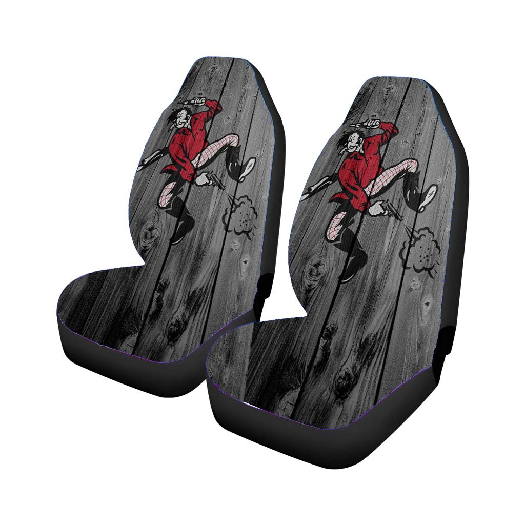 Old San Francisco 49Ers Nfl Logo Dark Wood Wallpaper Car Seat Cover Waterproof Protection