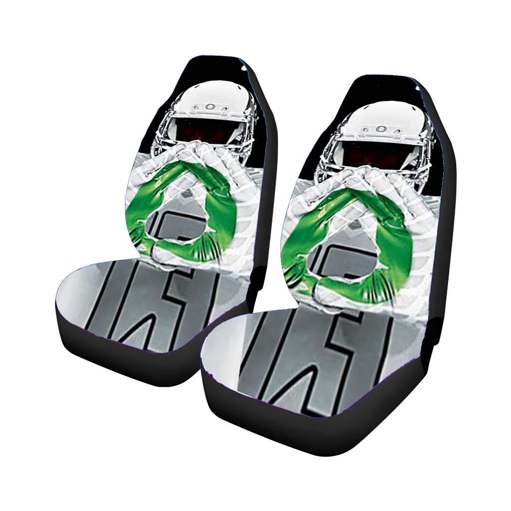 Oregon Ducks Gloves Green Car Seat Covers