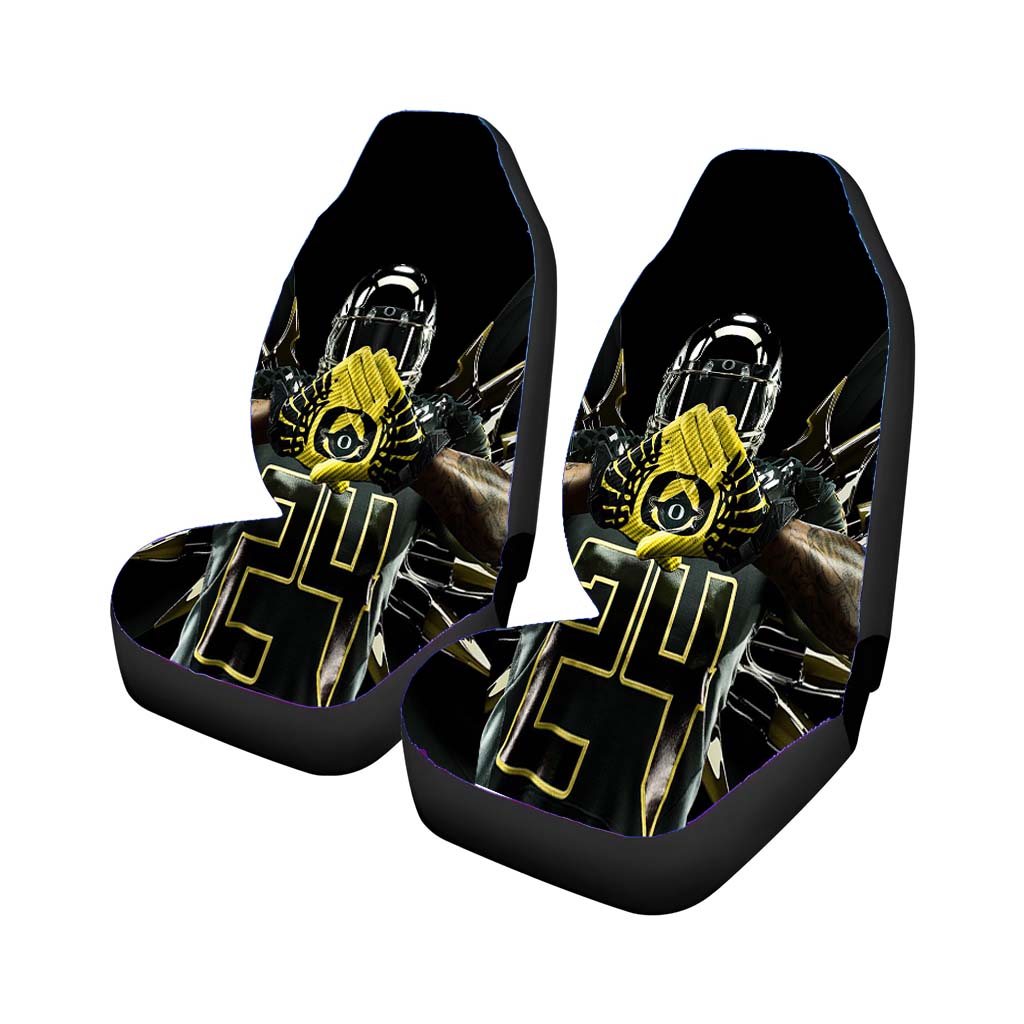 Oregon Ducks Gold Car Seat Covers