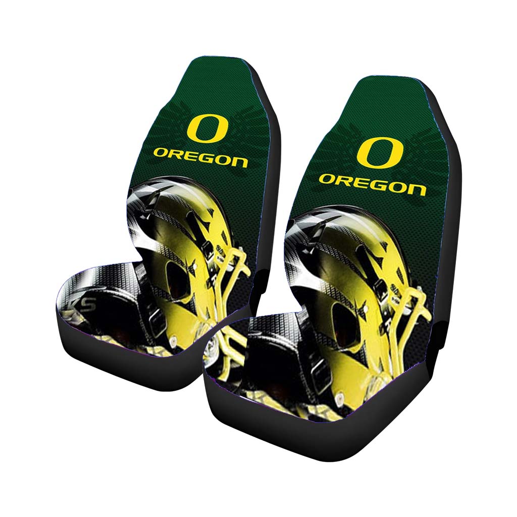Oregon Ducks Helmet Car Seat Covers