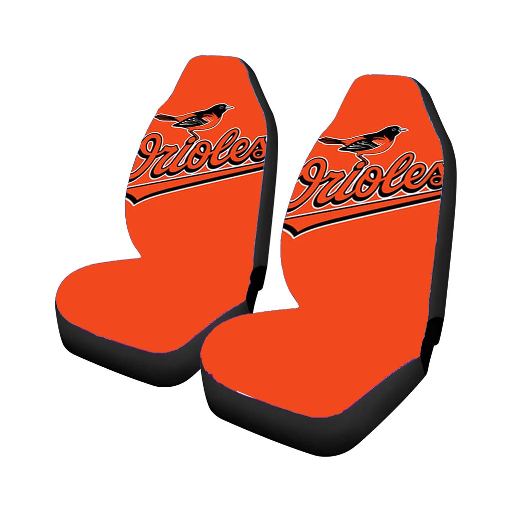 Orioles Baseball Logo Orange Car Seat Covers